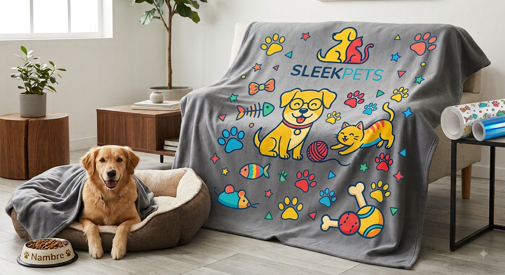 Custom Graphic Pet Blanket