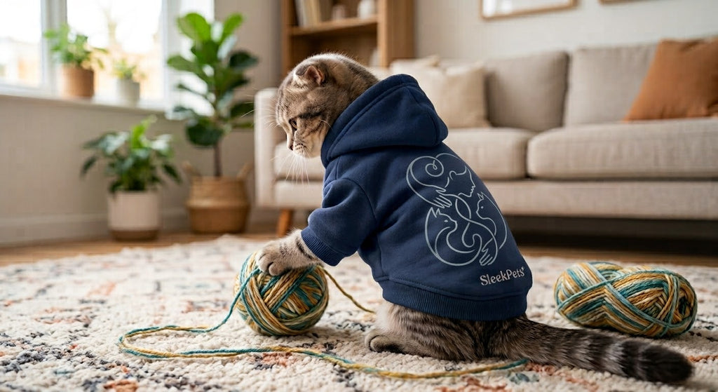 Custom Personalized Pet Hoodie with Vinyl Graphic Design