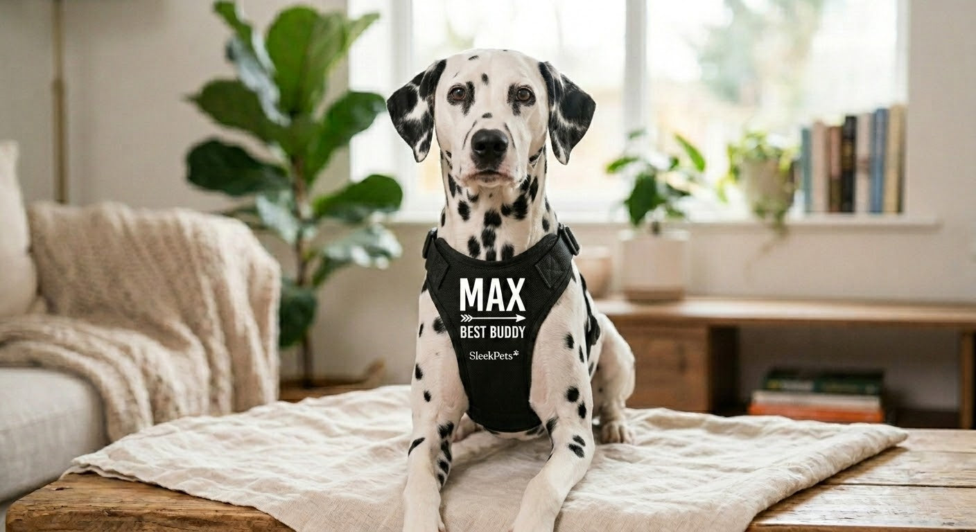 Custom Personalized Cat Harness Vest - Breathable Mesh Pet Vest with Name & Text