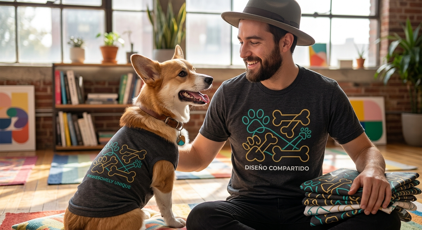 Custom Matching Pet & Parent Shirts