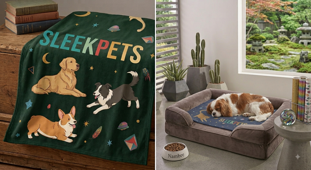 Custom Graphic Pet Blanket