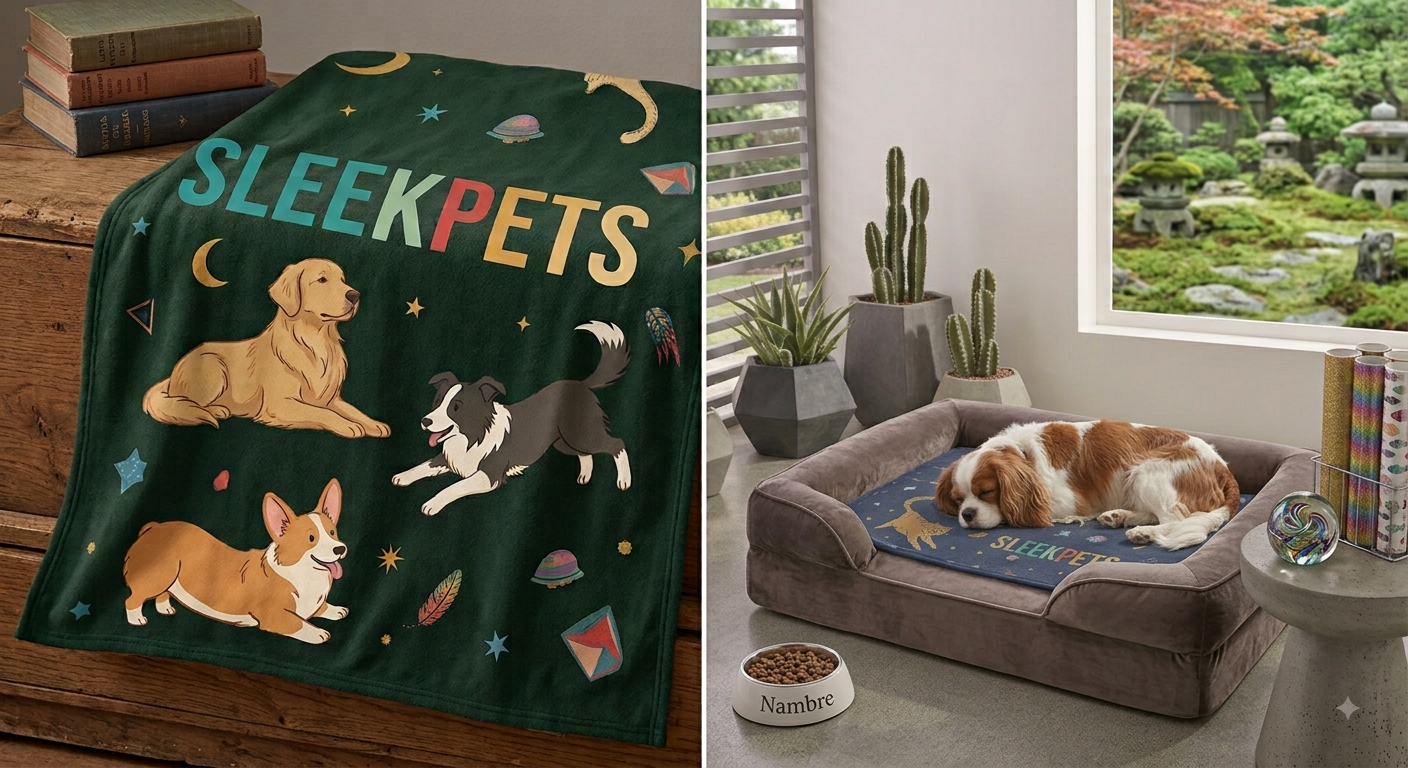 Custom Graphic Pet Blanket