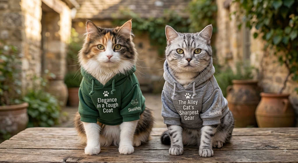 Custom Personalized Pet Hoodie with Vinyl Graphic Design