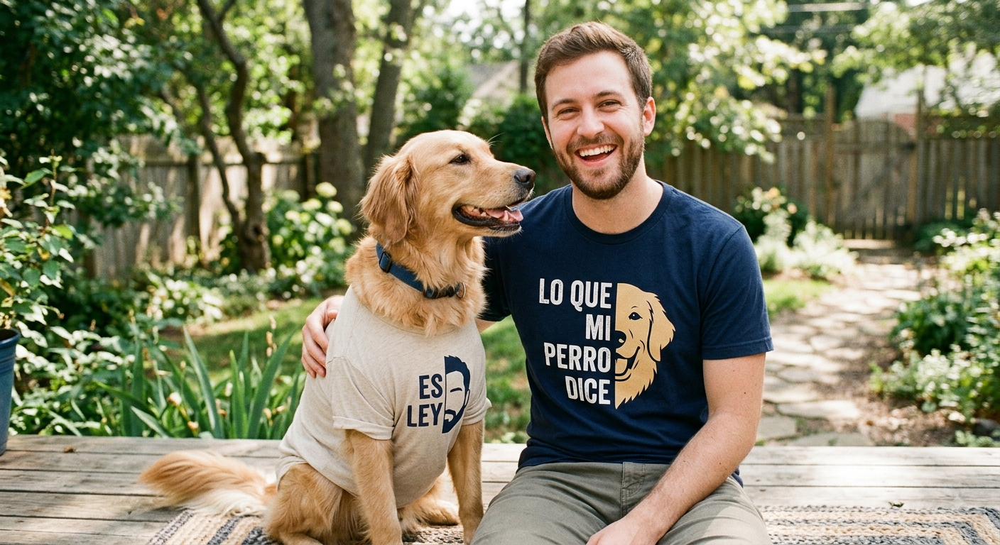 Custom Matching Pet & Parent Shirts