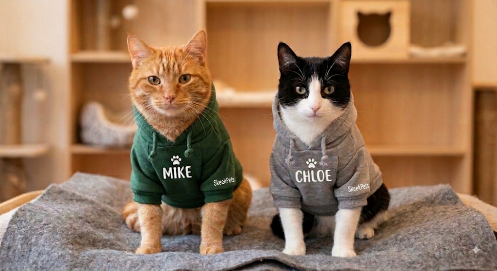 Custom Personalized Pet Hoodie with Vinyl Graphic Design